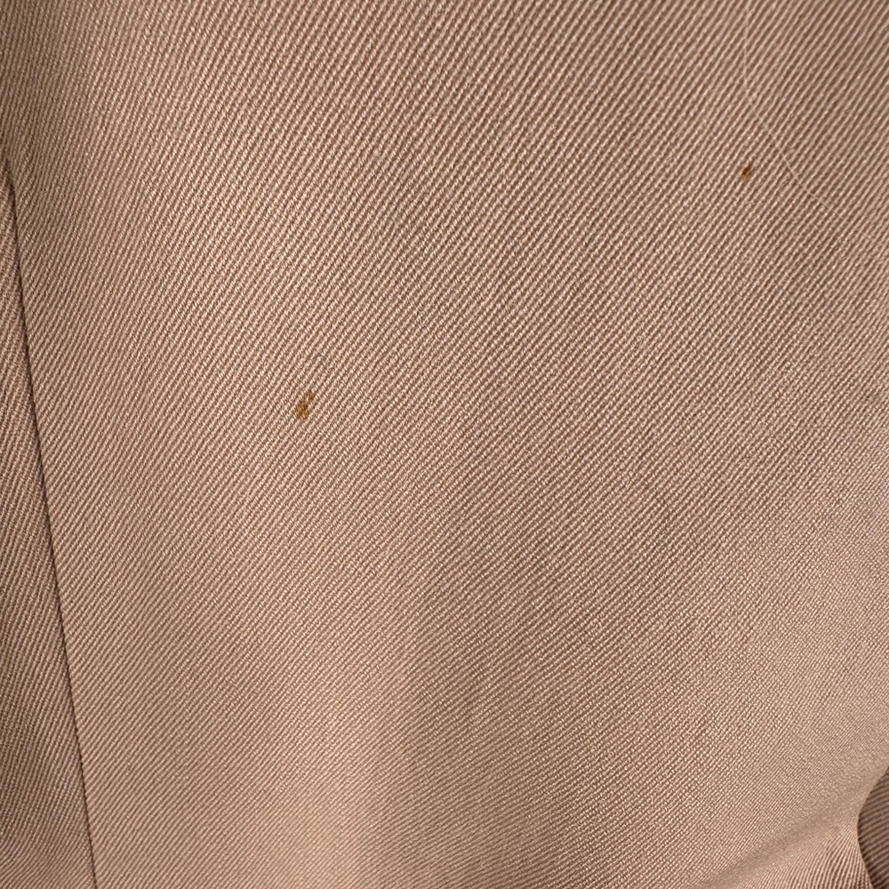 Christian Dior Tan Vintage 100% Wool 2 pc. Blazer & Skirt Suit Set Size 8 - Picture 9 of 14